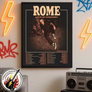 Rome Ramirez Live In Concert Tour 2025 Cities List Start In Destin FL On September 17 2025 Home Decor Poster Canvas