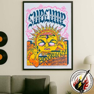 Sublime Band Show Poster In Brooklyn NY On August 21th 2025 At Brooklyn Mirage Avant Gardner Wall Decor Poster Canvas