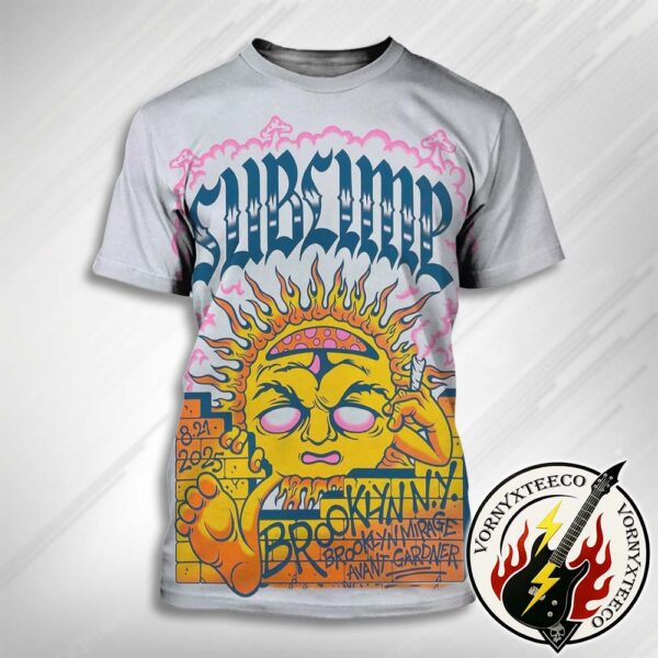 Sublime Band Tonight Poster On August 21th 2025 In Brooklyn NY At Brooklyn Mirage Avant Gardner All Over Print T-Shirt