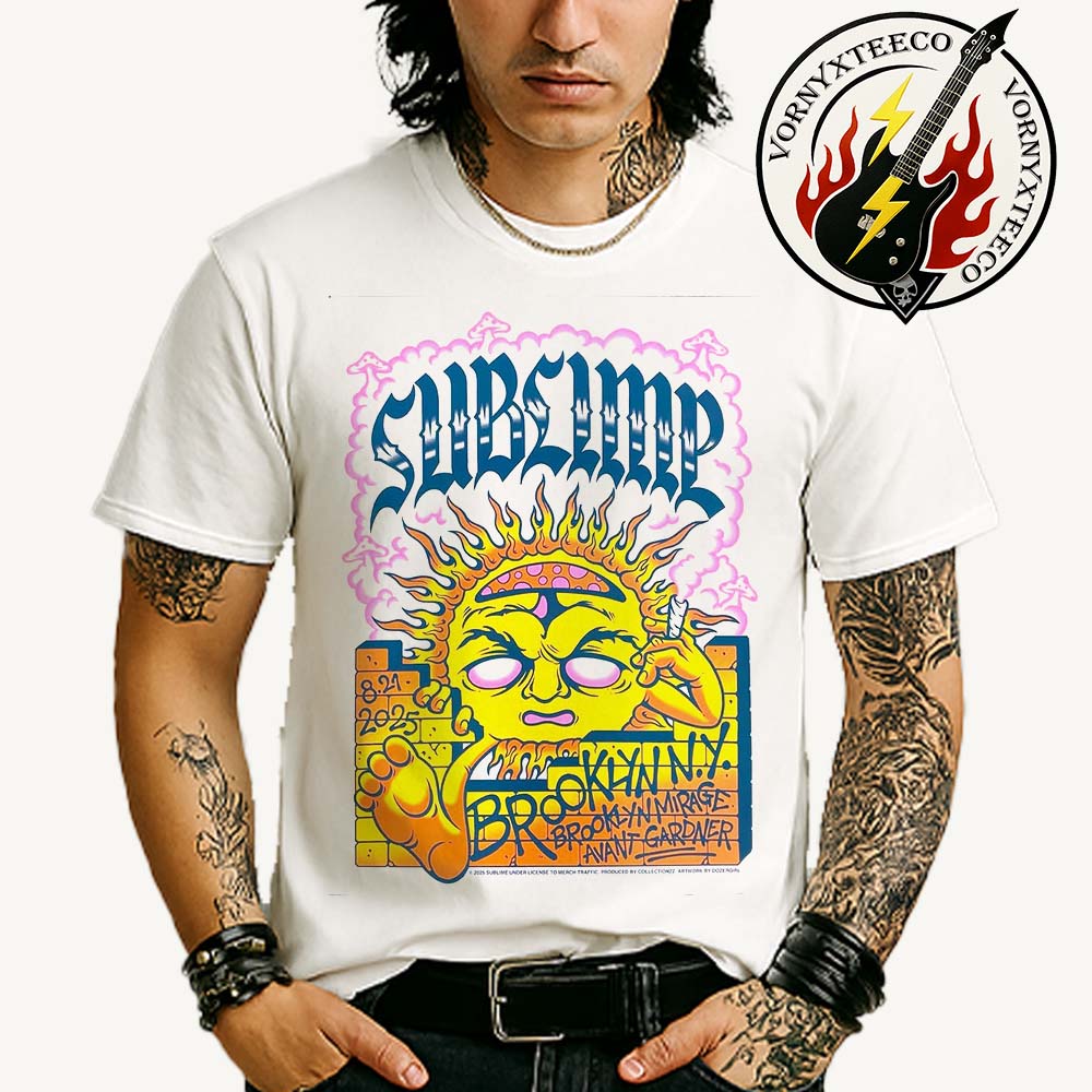 Sublime Band Tonight Poster On August 21th 2025 In Brooklyn NY At Brooklyn Mirage Avant Gardner Unisex T-Shirt Sublime Band Tonight Poster On August 21th 2025 In Brooklyn NY At Brooklyn Mirage Avant Gardner Unisex T-Shirt