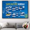 St. Louis Cardinals MLB 2026 Regular Season Schedule Home Decor Poster Canvas