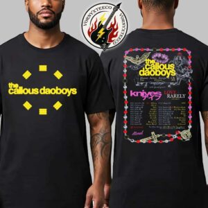 The Callous Daoboys Heaven Across Europe And UK Tour For February 2026 Dates List Two Sided Print Unisex T-Shirt