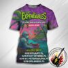 The Expendables Band 25 Year Anniversary Tour Fall 2025 Dates List In Omaha NE At The Waiting Room On Novemver 9th 3D T-Shirt