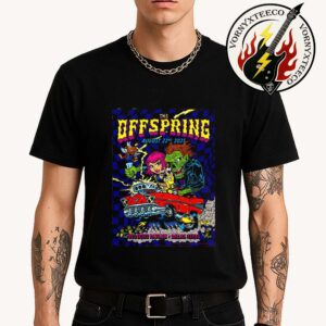 The Offspring Music Poster On August 22nd 2025 At Dos Equis Pavilion In Dallas Texas Unisex T-Shirt