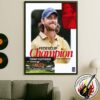 Tommy Fleetwood Fedexcup Champion Tour Championship 2025 Home Decor Poster Canvas