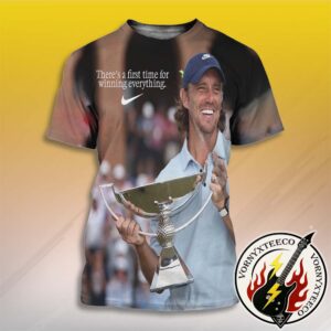 Tommy Fleetwood Theres A First For Winning Everything Nike x Tommy Fleetwood 2025 Fedexcup Champion All Over Print Shirt