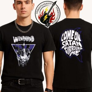 Windhand Band Come On Satan Surround Me Merch Azima Peel It Back Tour 2025 Two Sided Print Unisex T-Shirt
