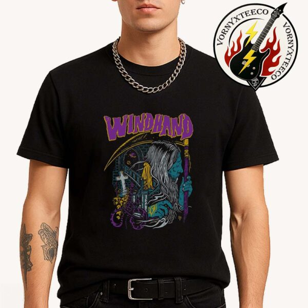 Windhand Band Peel It Back Tour 2025 Collection Saturn Tee Unisex T-Shirt
