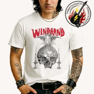 Winhand Band Peel It Back Tour 2025 Exclusive Memento Mori Tee White Unisex T-Shirt