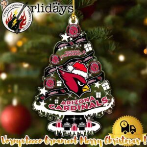 NFL Arizona Cardinals 2025 Christmas Tree Ornament